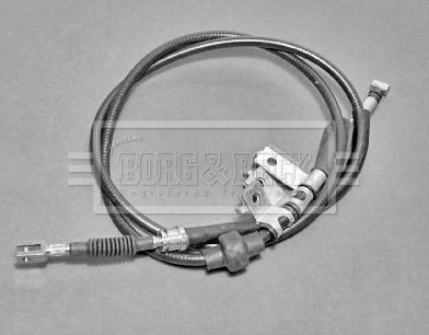 Borg & Beck BKB1186 - Cable, parking brake car-mod.net