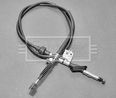 Borg & Beck BKB1187 - Cable, parking brake car-mod.net