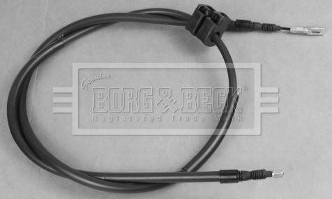 Borg & Beck BKB2464 - Cable, parking brake car-mod.net
