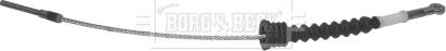 Borg & Beck BKB2896 - Cable, parking brake car-mod.net