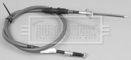 Borg & Beck BKB2814 - Cable, parking brake car-mod.net