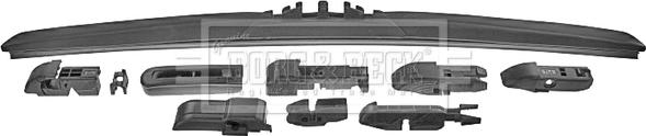 Borg & Beck BW19H - Wiper Blade car-mod.net