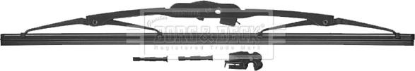 Borg & Beck BW14C.10 - Wiper Blade car-mod.net