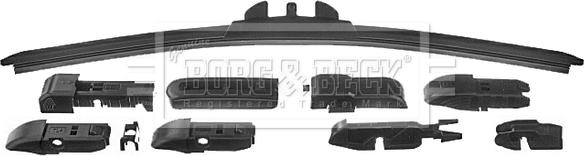 Borg & Beck BW15F - Wiper Blade car-mod.net