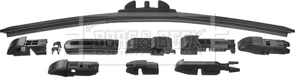 Borg & Beck BW16F - Wiper Blade car-mod.net