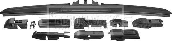 Borg & Beck BW16H.10 - Wiper Blade car-mod.net