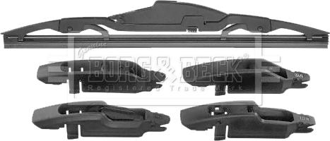 Borg & Beck BW10R - Wiper Blade car-mod.net