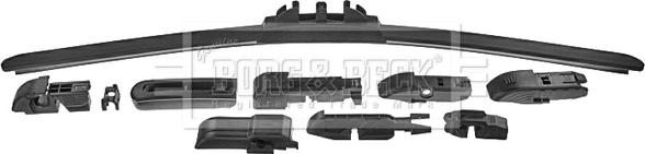 Borg & Beck BW18F - Wiper Blade car-mod.net