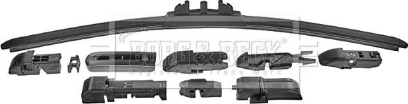 Borg & Beck BW17F.10 - Wiper Blade car-mod.net