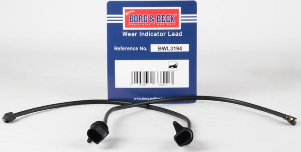 Borg & Beck BWL3194 - Warning Contact, brake pad wear car-mod.net