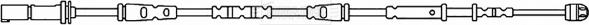 Borg & Beck BWL3141 - Warning Contact, brake pad wear car-mod.net