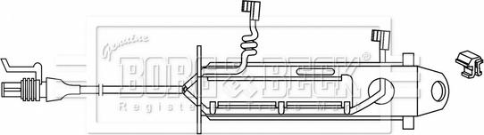 Borg & Beck BWL33083 - Warning Contact, brake pad wear car-mod.net