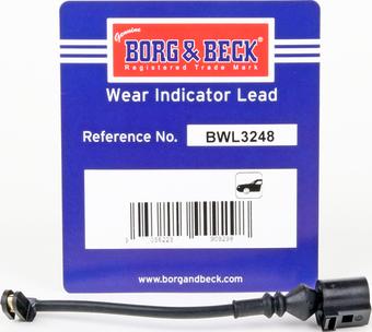 Borg & Beck BWL3248 - Warning Contact, brake pad wear car-mod.net