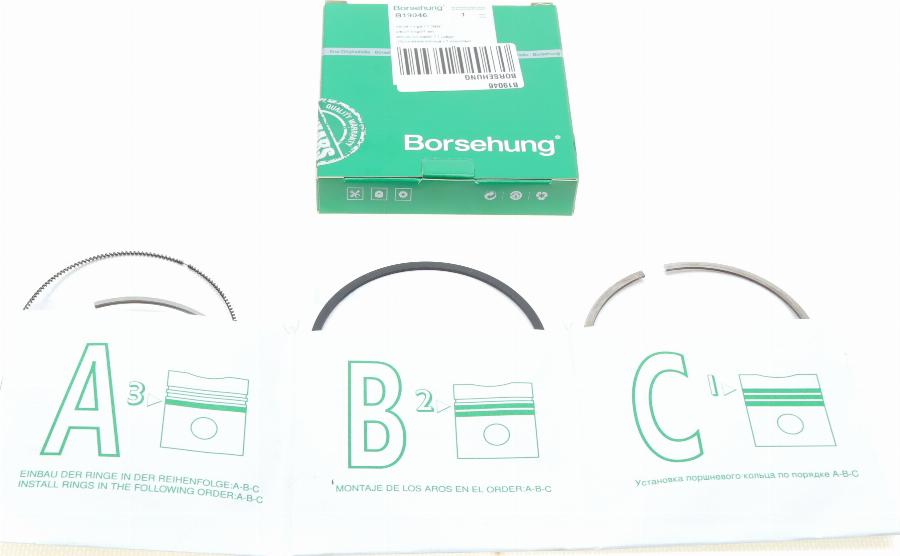 Borsehung B19046 - Piston Ring Kit car-mod.net
