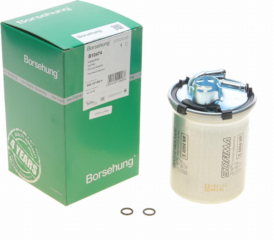 Borsehung B10474 - Fuel filter car-mod.net