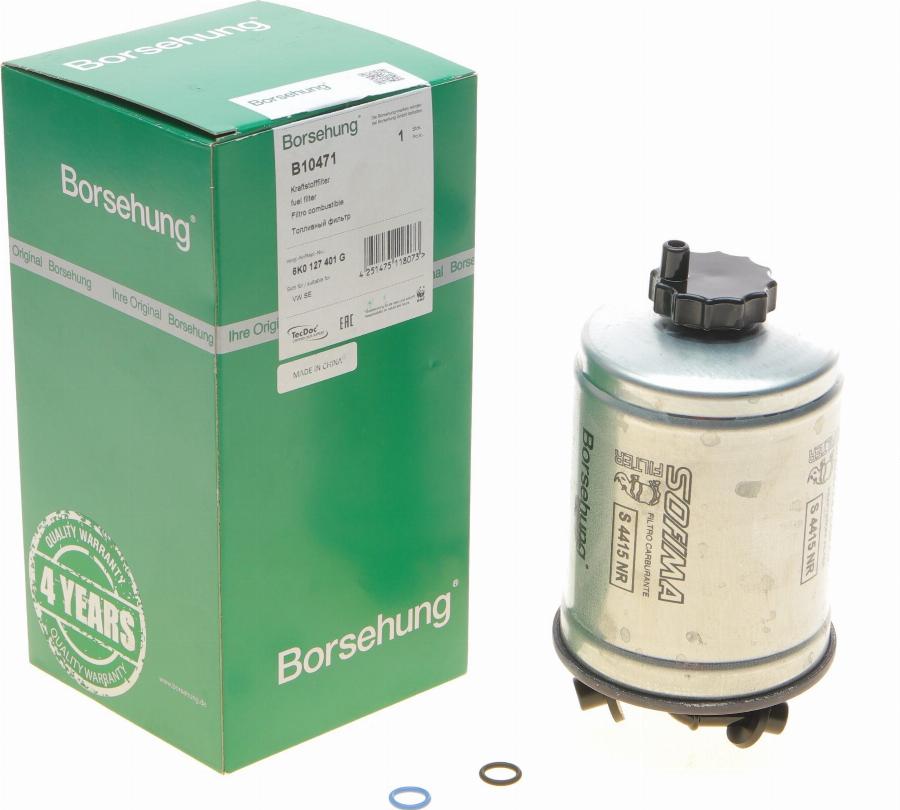 Borsehung B10471 - Fuel filter car-mod.net
