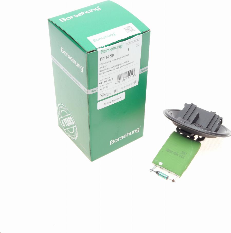 Borsehung B11459 - Resistor, interior blower car-mod.net