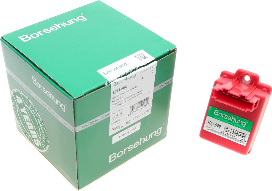 Borsehung B11450 - Regulator, passenger compartment fan car-mod.net