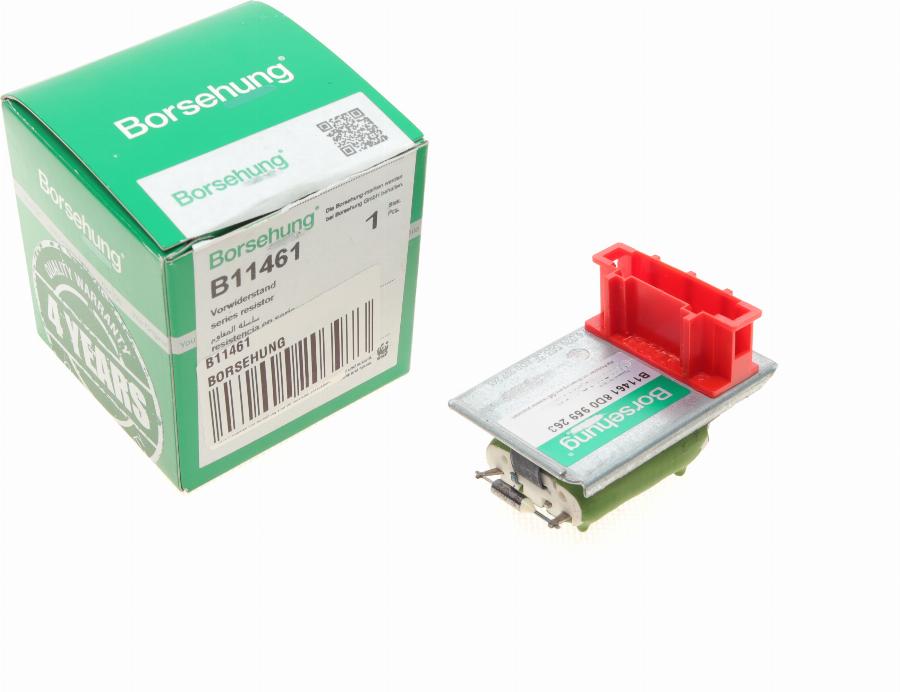 Borsehung B11461 - Resistor, interior blower car-mod.net
