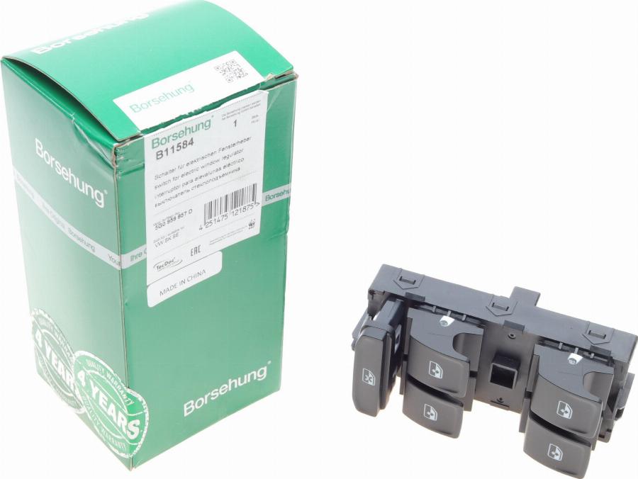 Borsehung B11584 - Switch, window regulator car-mod.net