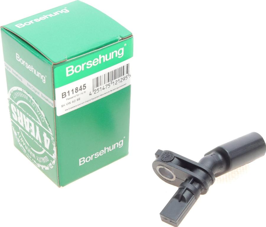 Borsehung B11845 - ABS sensor, wheel speed car-mod.net