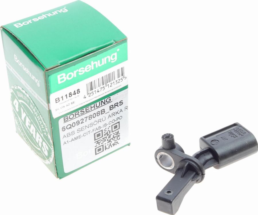 Borsehung B11848 - ABS sensor, wheel speed car-mod.net