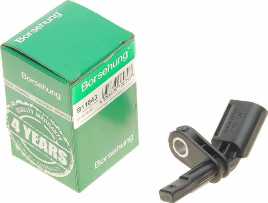 Borsehung B11843 - ABS sensor, wheel speed car-mod.net