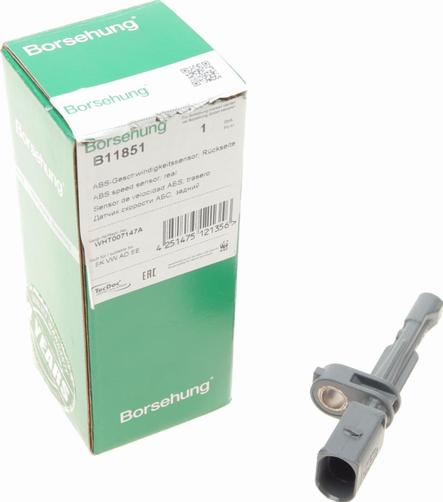 Borsehung B11851 - ABS sensor, wheel speed car-mod.net