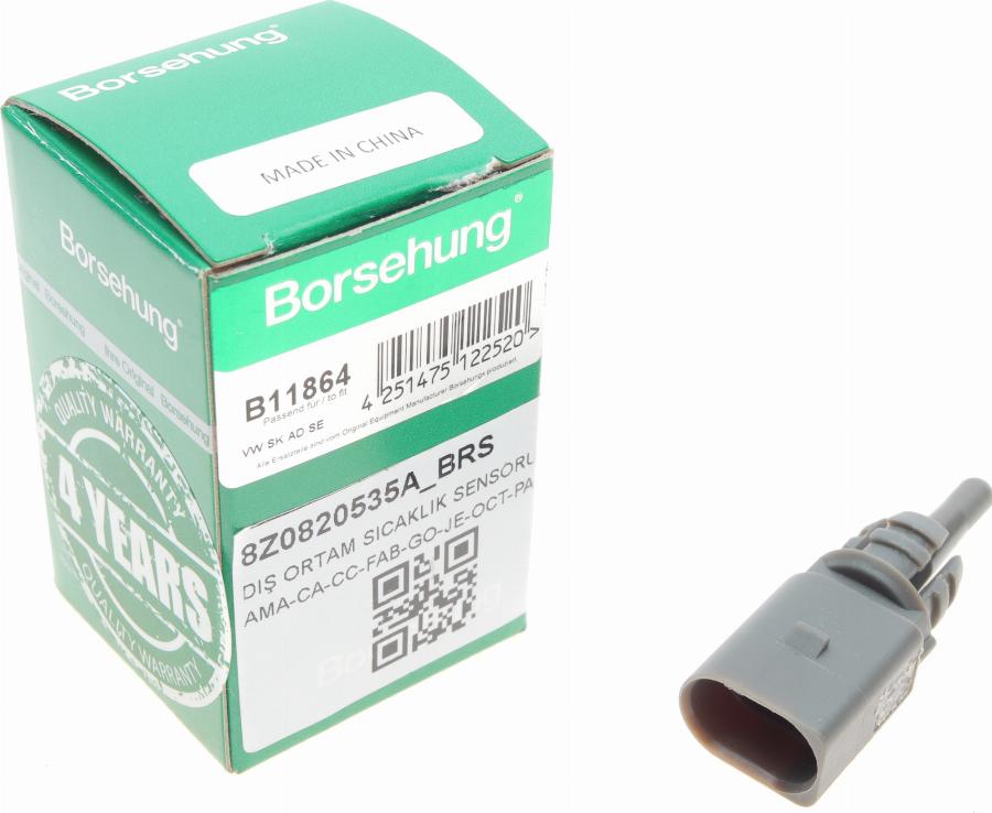 Borsehung B11864 - Sensor, exterior temperature car-mod.net