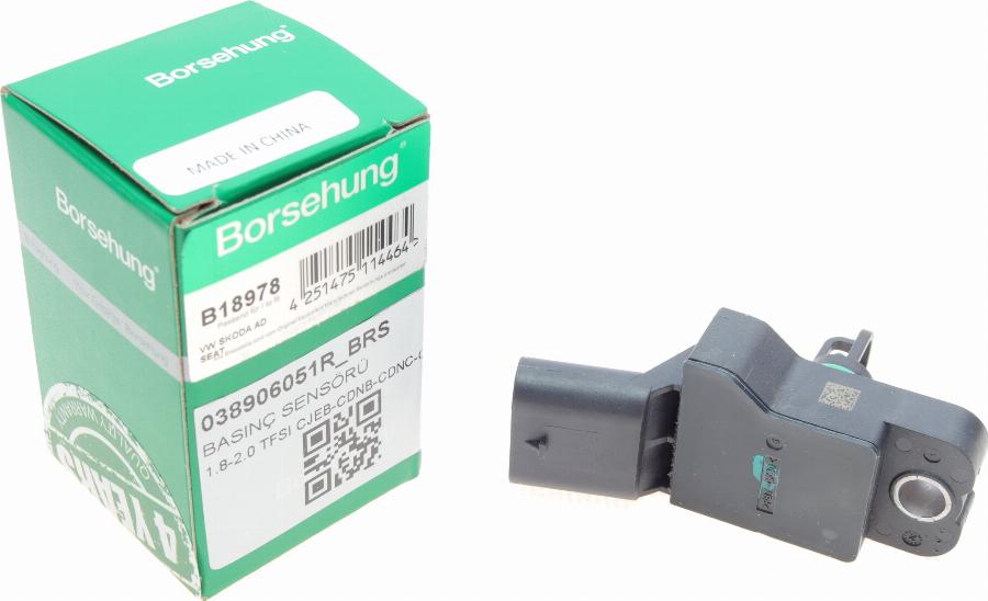 Borsehung B18978 - Sensor, intake manifold pressure car-mod.net