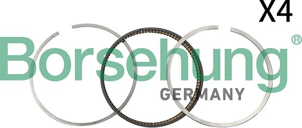 Borsehung B18812 - Piston Ring Kit car-mod.net