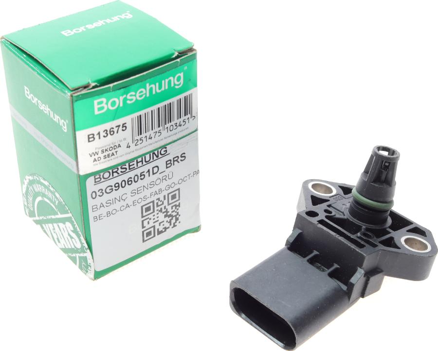 Borsehung B13675 - Sensor, intake manifold pressure car-mod.net