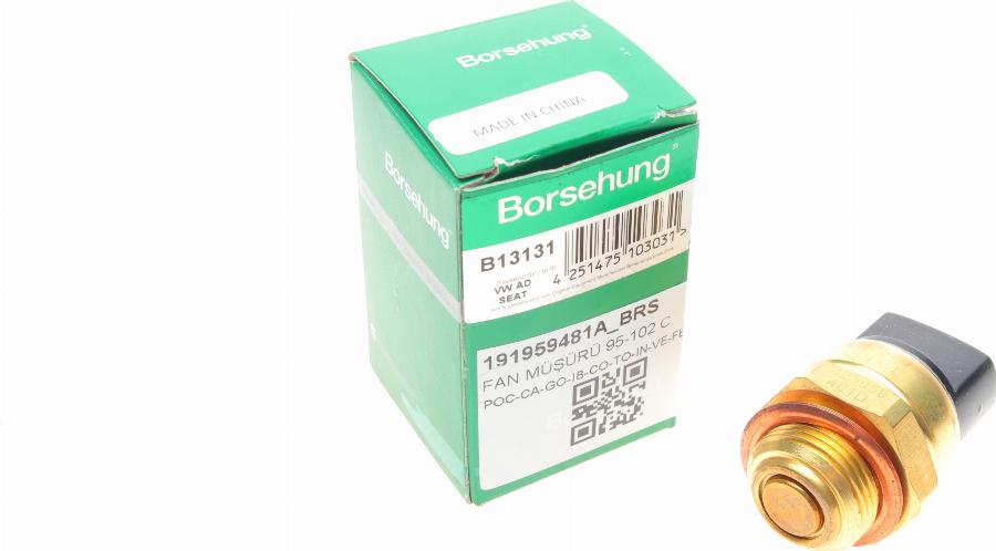 Borsehung B13131 - Temperature Switch, radiator / air conditioner fan car-mod.net