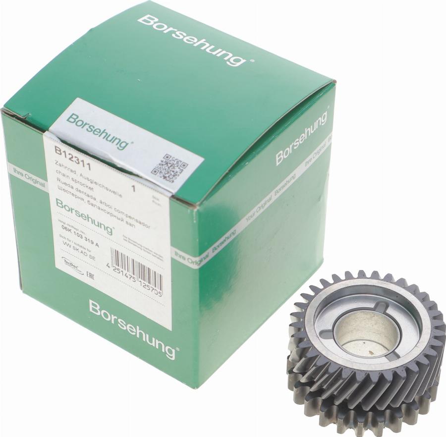Borsehung B12311 - Gear, balance shaft car-mod.net