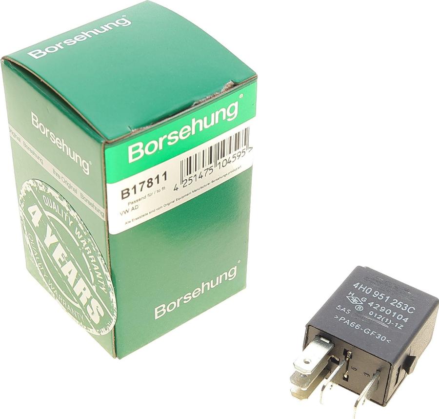 Borsehung B17811 - Relay, main current car-mod.net