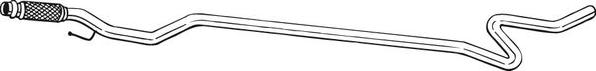Bosal 950-023 - Exhaust Pipe car-mod.net