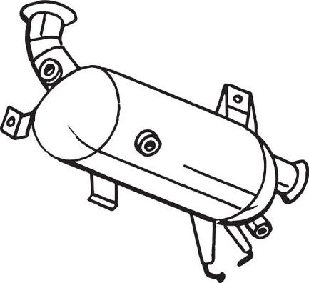 Bosal 095-574 - Soot / Particulate Filter, exhaust system car-mod.net