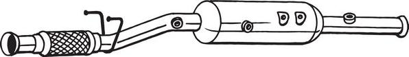Bosal 095-354 - Soot / Particulate Filter, exhaust system car-mod.net