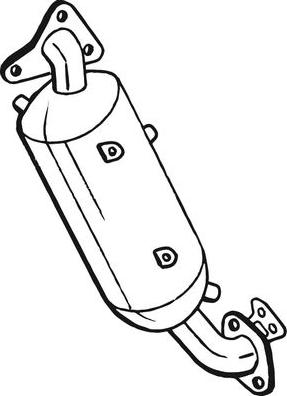 Bosal 095-316 - Soot / Particulate Filter, exhaust system car-mod.net