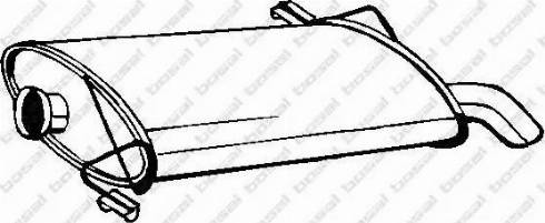 Bosal 190-881 - End Silencer car-mod.net