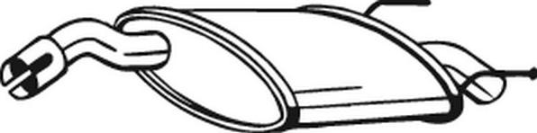 Bosal 148-095 - End Silencer car-mod.net