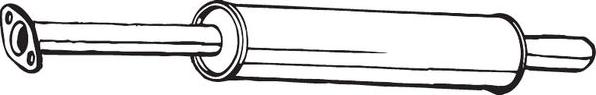 Bosal 154-501 - Middle Silencer car-mod.net