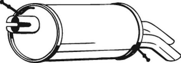 Bosal 154-317 - End Silencer car-mod.net