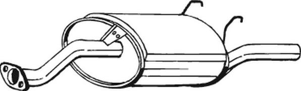 Bosal 163-727 - End Silencer car-mod.net