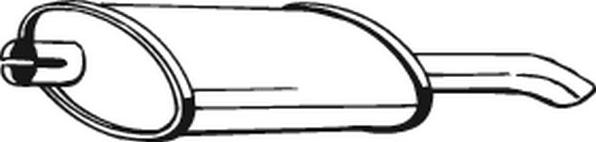 Bosal 185-999 - End Silencer car-mod.net