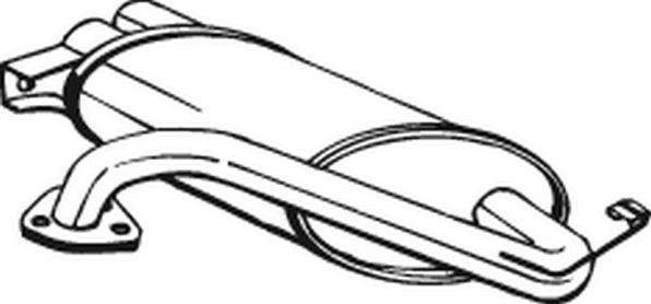 Bosal 177-115 - End Silencer car-mod.net