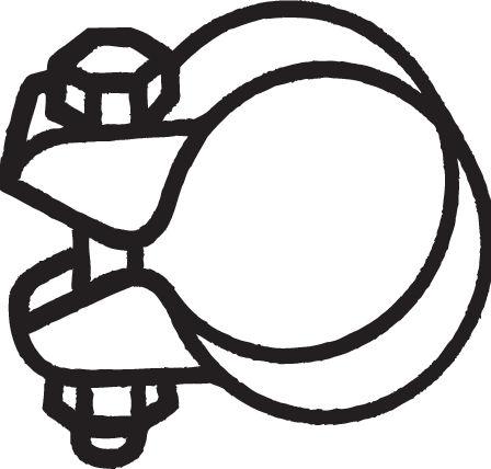 Bosal 250-348 - Pipe Connector, exhaust system car-mod.net