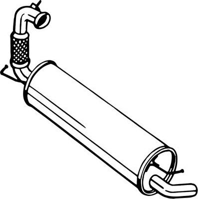 Bosal 200-143 - End Silencer car-mod.net