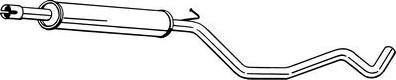 Bosal 284-997 - Middle Silencer car-mod.net