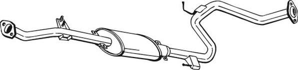 Bosal 283-777 - Middle Silencer car-mod.net